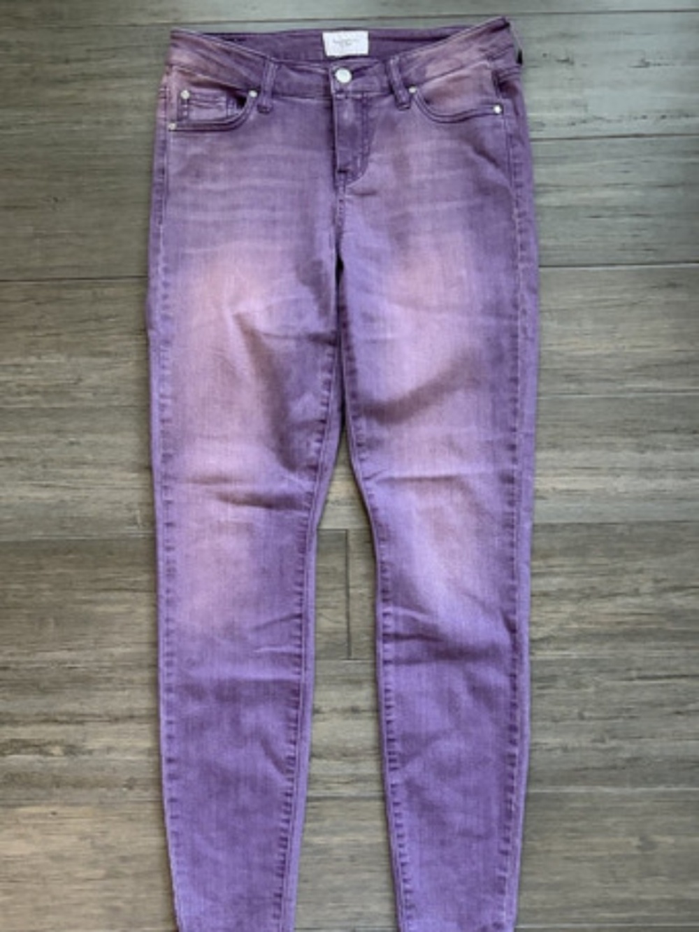 Celebrity Pink Dawson Super Skinny Jeans Purple Size 5/27 Junior Stretch Denim